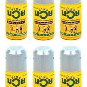 6x120ml Namman Muay Thai Boxing Liniment Massage Oil Muscle Pain Relief Relaxing