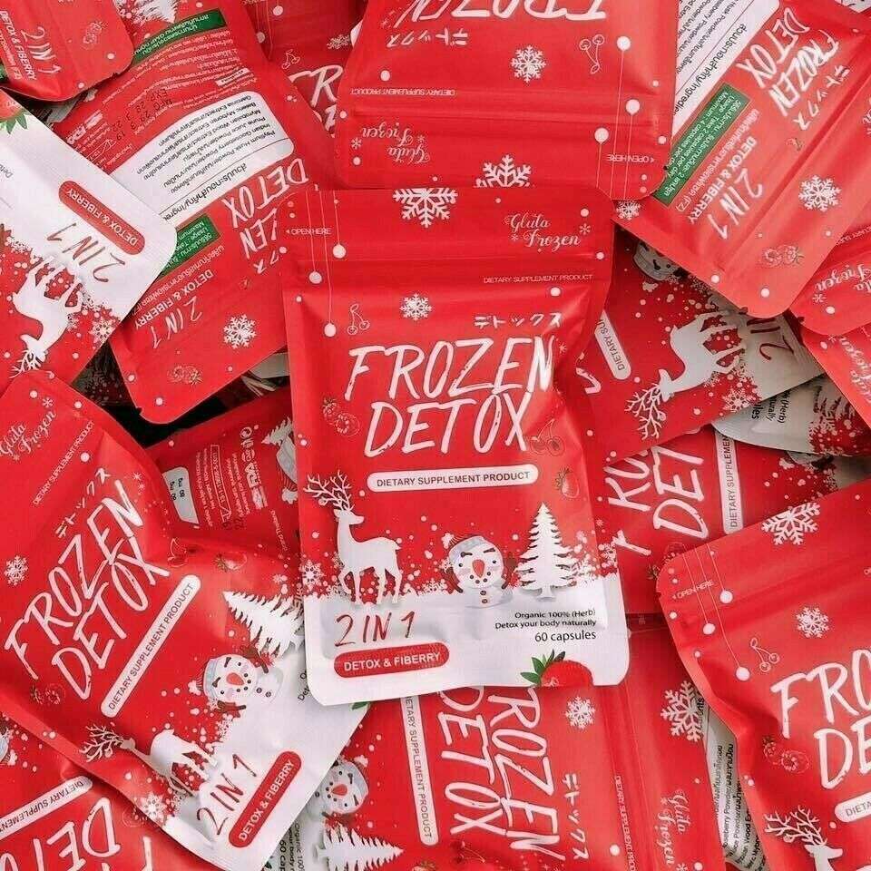 Frozen Detox Fiberry Slim Organic 100% Natural Herb Fat Burn Diet Slimming Detox - Image 3