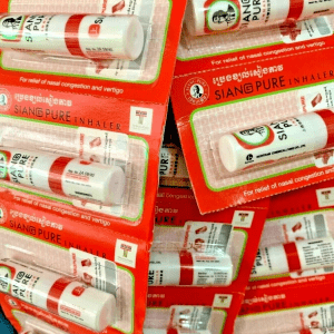6 Siang Pure Eucalyptus Menthol Oil Inhaler Refresh Nasal Relief